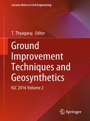cover image of Ground Improvement Techniques and Geosynthetics